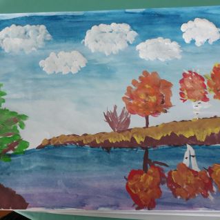 Рисунок "Осенний пейзаж"