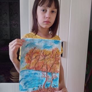 Рисунок "Осенний пейзаж"