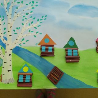 Коллективная работа "Мой родной посёлок"