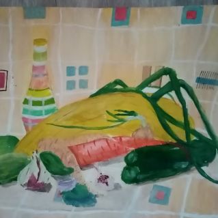 "Натюрморт  с бабушкиного огорода"