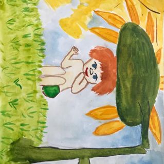 Антошка отдыхает от работы