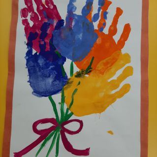 Букет для мамы.