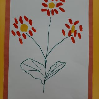 Цветочки для мамочки.