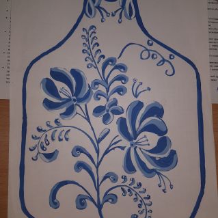 Сказочная роспись Гжель