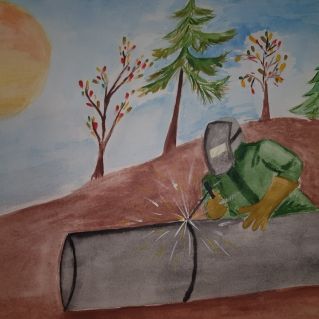 Сложная работа-сварщик.