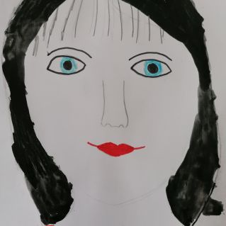 Портрет мамы.