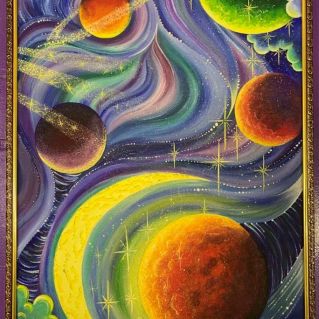 "Космическая палитра красок"