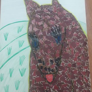 Аппликация "Мой друг-Алик"