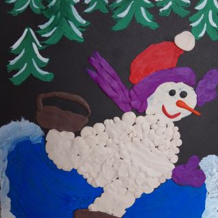 "Весёлый снеговик"