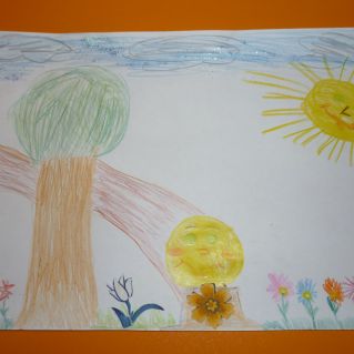 Колобок на прогулке