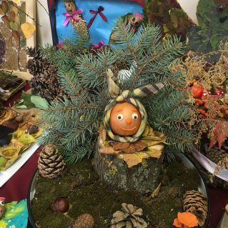 На осенней полянке