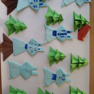 Лиса и зайцы