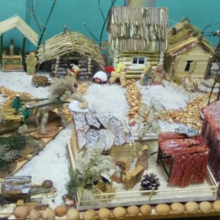 Экспозиция - макет  "Моё село родное"