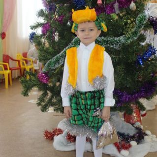 Бычок новогодний