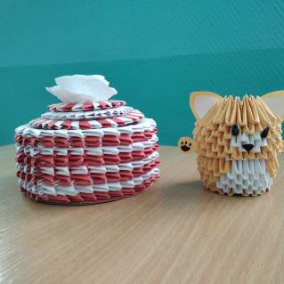 Поделки из модулей.