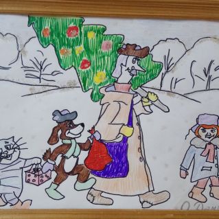 Зима в Простоквашино