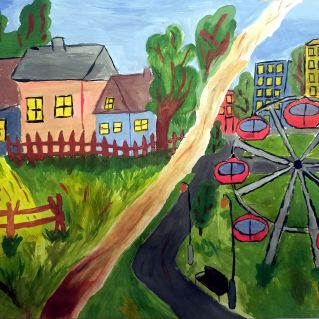 Село Аскино (до и после)