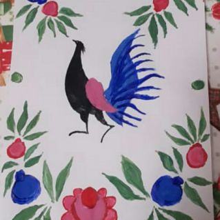 Городецкая роспись