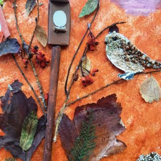 Утро в осеннем лесу