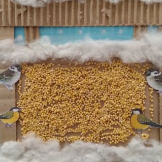 "Птицы зимой"