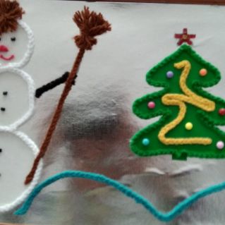 "Ёлочка и снеговик"