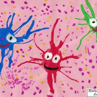 "Весёлые кляксы"