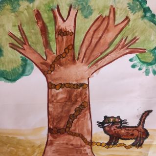 У лукоморья дуб зеленый