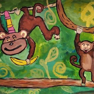 Веселые обезьянки