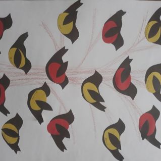 Птицы зимой