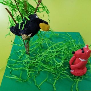 "Ворона и Лисица" И.А.Крылов