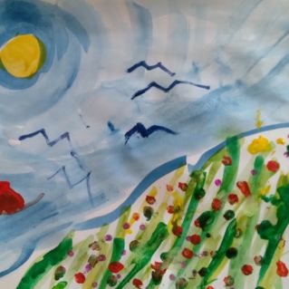 "На берегу  Байкала"