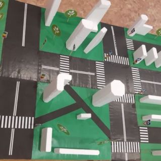 макет улицы