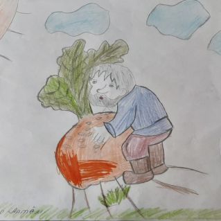 "Выросла репка болшая пребольшая!"