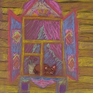 "Кошка на окошке"