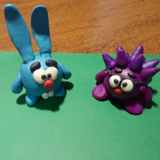 Смешарики. Крош и Ёжик.