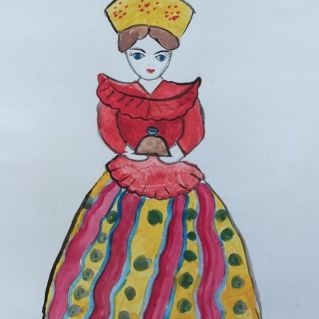 Дымковская барышня