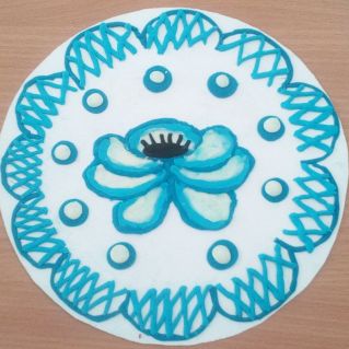 гжельские мотивы