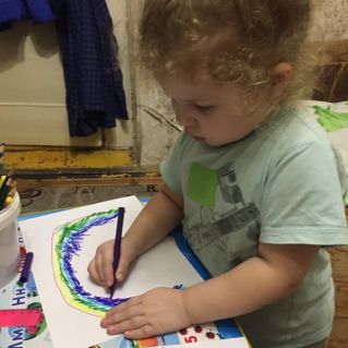 Я рисую радугу