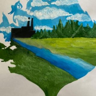 Люди, берегите нашу планету, не загрязняйте водоёмы!