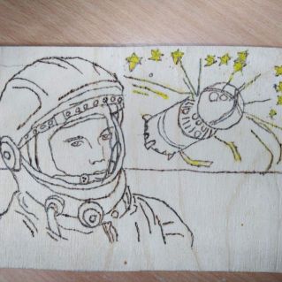 Гагарин в космосе