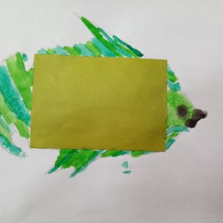 Аппликация с дорисовыванием.