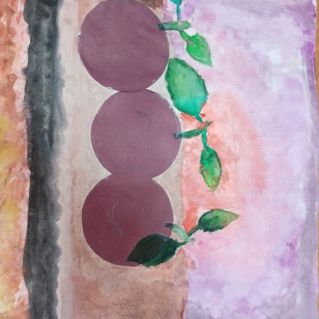 Аппликация с дорисовыванием.