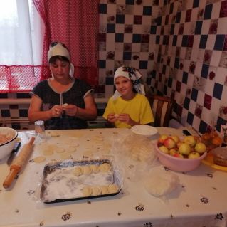 с любимой бабушкой