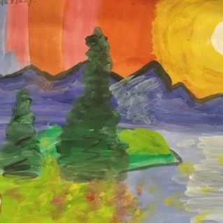 "Закат солнца в Крыму"