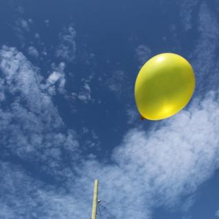 Полет в  голубое  небо