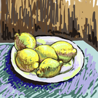 "Тарелка с лимонами"