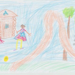 И покатился Колобок по тропинке....