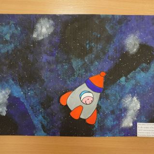 В открытом космосе