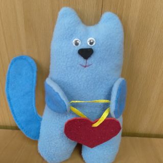 Котик с сердцем