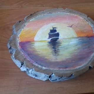 Розовый закат